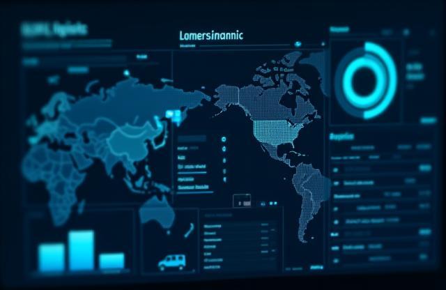 Logistics operational dashboard screenshot
